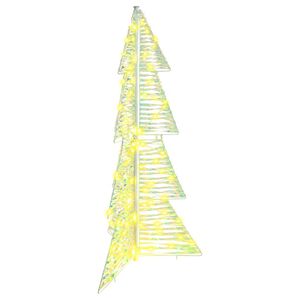 vidaXL Juletr&aelig; 100 LED'er Varm hvid 120 cm PET