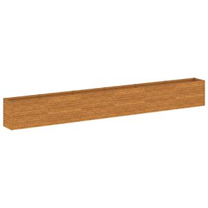 vidaXL h&oslash;jbed til haven 578x50x69 cm cortenst&aring;l