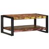 vidaXL sofabord 90x50x38 cm massivt genbrugstr&aelig; flerfarvet