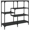 vidaXL konsolbord 103x32x95 cm konstrueret tr&aelig; sort