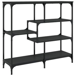 vidaXL konsolbord 103x32x95 cm konstrueret tr&aelig; sort