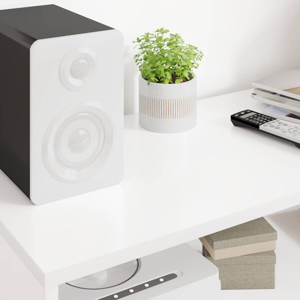 vidaXL TV-skab Hvid 100 x 35 x 40 cm Konstrueret tr&aelig;