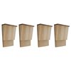 vidaXL flagermuskasse 4 stk. tr&aelig; 22 x 12 x 34 cm