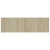 vidaXL tv-skabe 4 stk. 60x30x30 cm konstrueret træ sonoma-eg