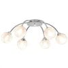 vidaXL loftslampe med 6 LED-p&aelig;rer G9 240 W