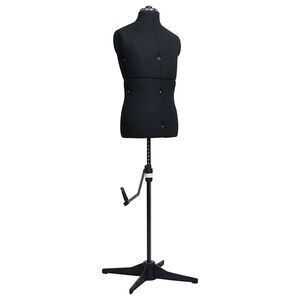vidaXL just&eacute;rbar gine str. 37-45 mand sort