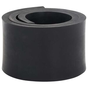 vidaXL gummikant til sneplov 100x8x1 cm sort