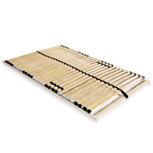 vidaXL lamelbund til seng med 28 lameller 7 zoner 120 x 200 cm