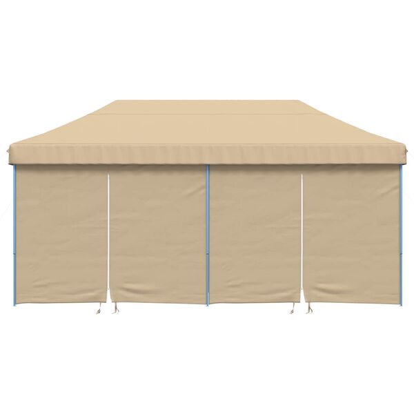 vidaXL Party Tent Beige 292 x 580 x 315 cm Oxford stof