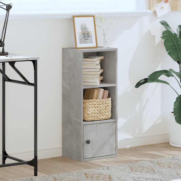 vidaXL bogreol 31x24x77 cm konstrueret tr&aelig; betongr&aring;