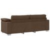 vidaXL Sofa Brun 219 x 80 x 82 cm Stof