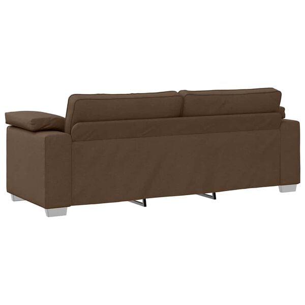 vidaXL Sofa Brun 219 x 80 x 82 cm Stof