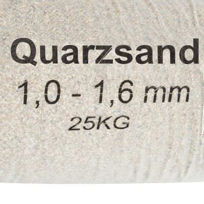 vidaXL filtersand 25 kg 0,5-1,0 mm