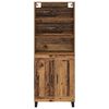 vidaXL Highboard Gammelt tr&aelig; 69,5 x 34 x 180 cm Konstrueret tr&aelig;