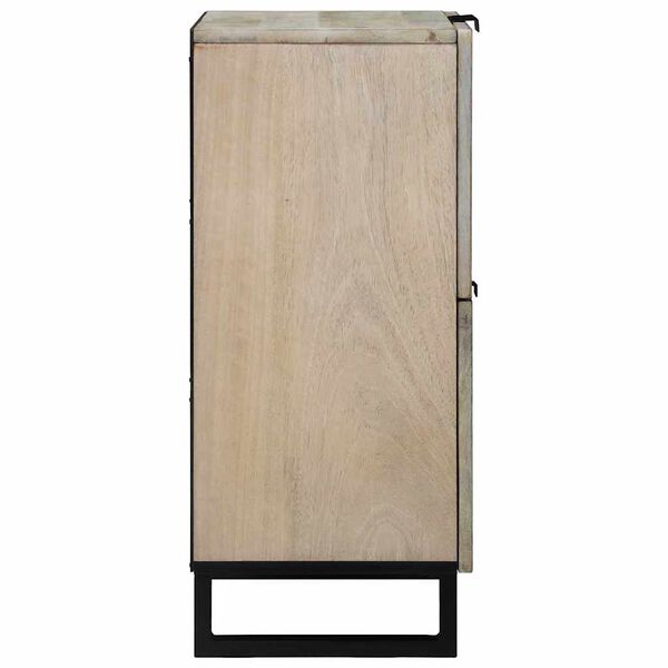 vidaXL Medieopbevaringsskabe & -reoler Hvid og sort 60 x 33 x 75 cm