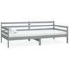 vidaXL daybed 90x200 cm massivt fyrretr&aelig; gr&aring;