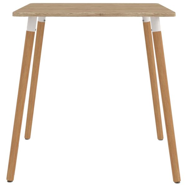 vidaXL spisebordss&aelig;t 3 dele 80x80 cm sort og turkis