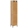 vidaXL Highboard Artisan Egetr&aelig; 34,5 x 34 x 180 cm Konstrueret tr&aelig;