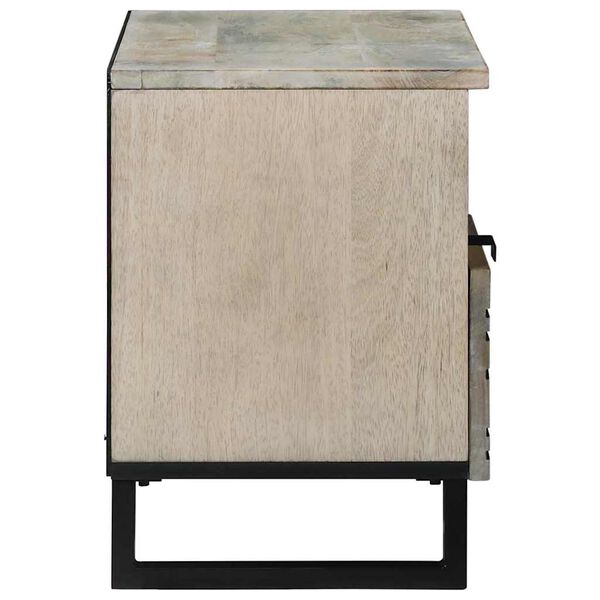 vidaXL TV Enheder med skuffe Hvid 80 x 33 x 46 cm Konstrueret træ