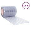 vidaXL b&aelig;ndelgardin 300 mm x 2,6 mm 10 m PVC transparent
