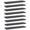 vidaXL boghylder 8 stk. 40x10x1,5 cm konstrueret tr&aelig; gr&aring;
