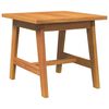 vidaXL Sidebord Olie Naturlig 45 x 45 x 40 cm Massivt Akacietr&aelig;