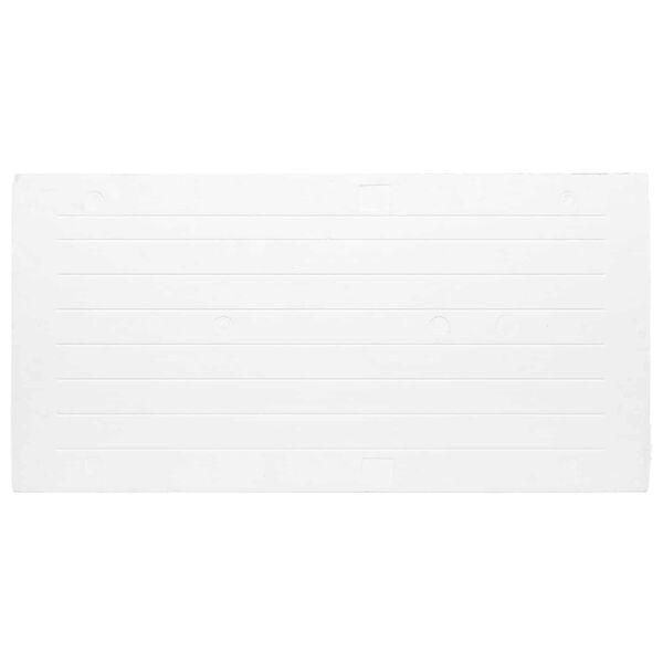 vidaXL V&aelig;gpaneler 10 pcs Lys Gr&aring; og Hvid 100 x 50 cm EPS Skum