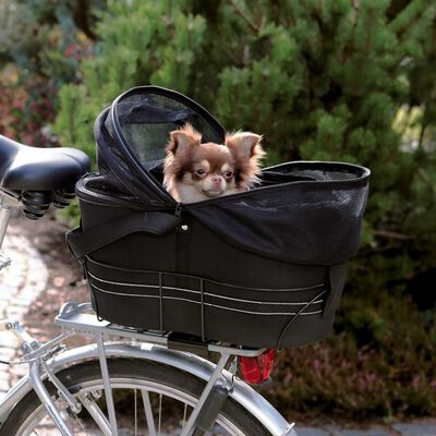TRIXIE hundetransporttaske til cykel 29x42x48 cm sort 13118
