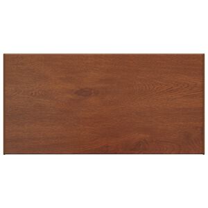 vidaXL Vindueskarm Brun tr&aelig; 60 x 40 x 4,5 cm PVC