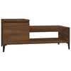 vidaXL sofabord 100x50x45 cm konstrueret tr&aelig; brun egetr&aelig;sfarve