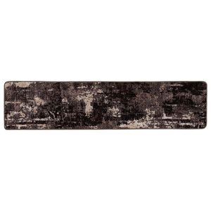 vidaXL T&aelig;ppe Runner MARSA Sort 50 x 100 cm Polyester og PVC