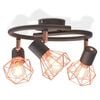 vidaXL loftlampe med 3 LED-p&aelig;rer 12 W