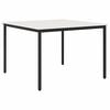 vidaXL Spisebord Hvid 110 x 110 x 75 cm Massiv fyrretr&aelig;