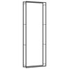 vidaXL br&aelig;ndestativ 110x28x312 cm st&aring;l matsort