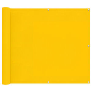 vidaXL Altan Sk&aelig;rm Gul 100 x 800 cm Oxford stof