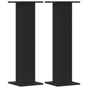 vidaXL plantestativer 2 stk. 30x30x95 cm konstrueret tr&aelig; sort
