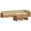 vidaXL Udend&oslash;rs sofagruppe med pude 8 pcs Naturlig og Beige