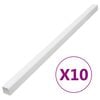 vidaXL kabelkanaler 40x40 mm 10 m PVC
