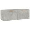 vidaXL v&aelig;gskab 100x36,5x35 cm konstrueret tr&aelig; betongr&aring;