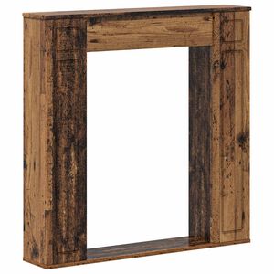 vidaXL Pejseramme Gammelt tr&aelig; 100 x 20 x 100 cm Konstrueret tr&aelig;