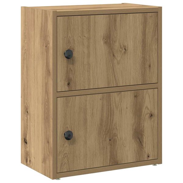 vidaXL bogreol 40x24x52 cm konstrueret tr&aelig; kunsteg