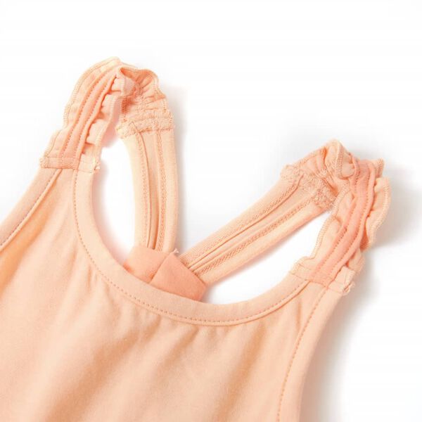 Tanktop til b&oslash;rn str. 128 lys orange