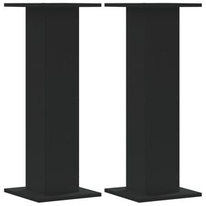 vidaXL h&oslash;jtalerstativer 2 stk. 30x30x80 cm konstrueret tr&aelig; sort