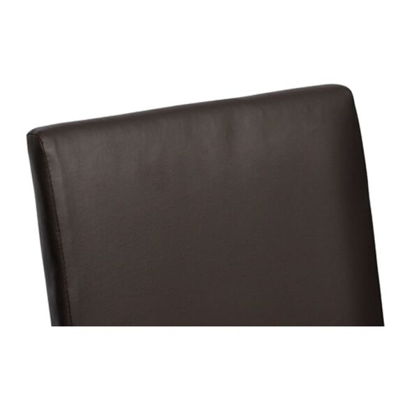 vidaXL spisebordsstole 2 stk. kunstl&aelig;der brun