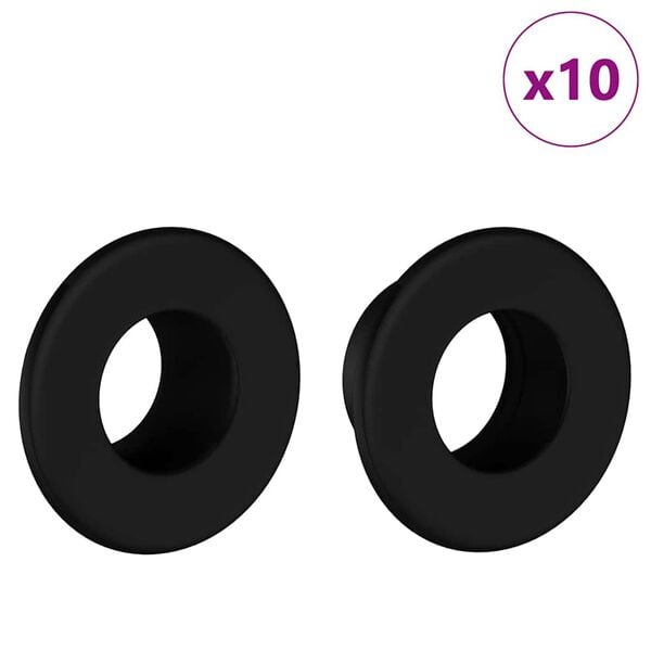 vidaXL Fodbold Bord Stoppere 10 pcs Hvid 3 x 3 x 2 cm HIPS