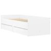 vidaXL sengeramme med skuffer 90x190 cm hvid
