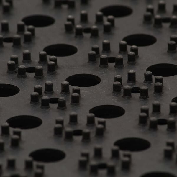 vidaXL m&aring;tte gummi 22 mm 80 x 120 cm