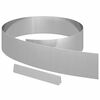 vidaXL Pl&aelig;nekant 4 stk. 450 x 0.05 x 15 cm Galvaniseret st&aring;l S&oslash;lv