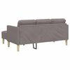 vidaXL Sofa Sæt 2 pcs Gråbrun 173 x 131 x 67 cm Stof