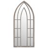 vidaXL spejl 100x45 cm jern sandfarvet